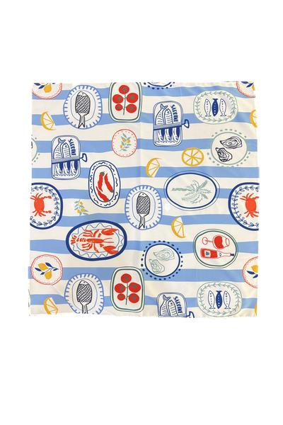 Foto Lenço Estampado 70x70 cm