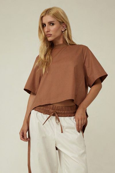 Foto Blusa Mullet Arredondada