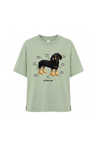 Foto Camiseta Dog Verde