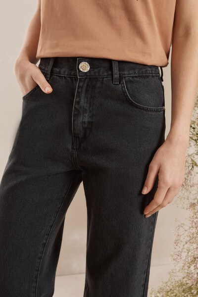 FotoCslça Reta Black Jeans