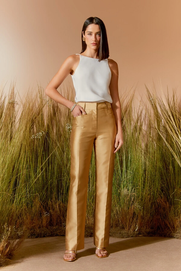 Calça Nervura Bolso
