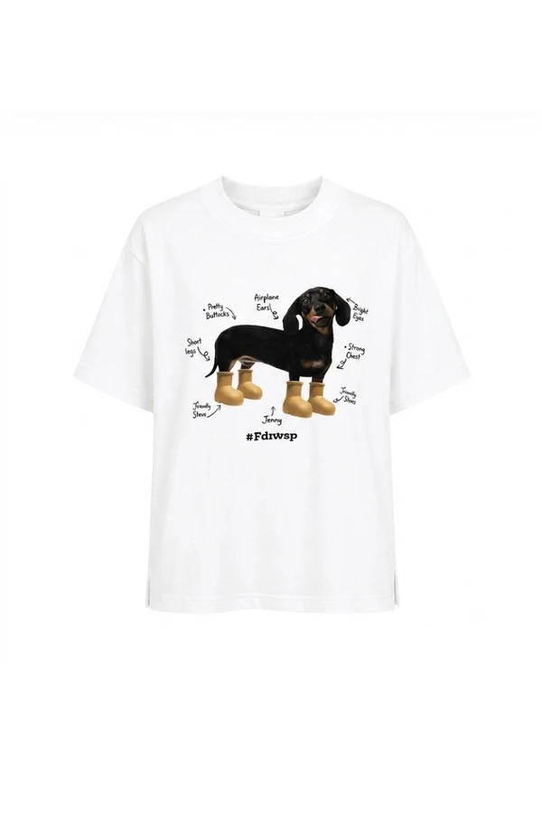 Camiseta Dog Off White