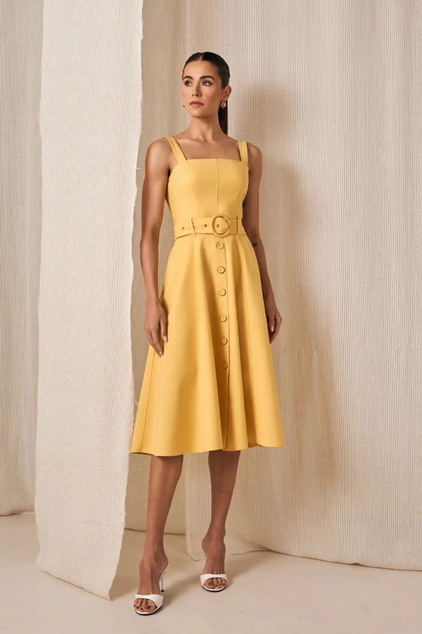 Vestido Lowell Amarelo