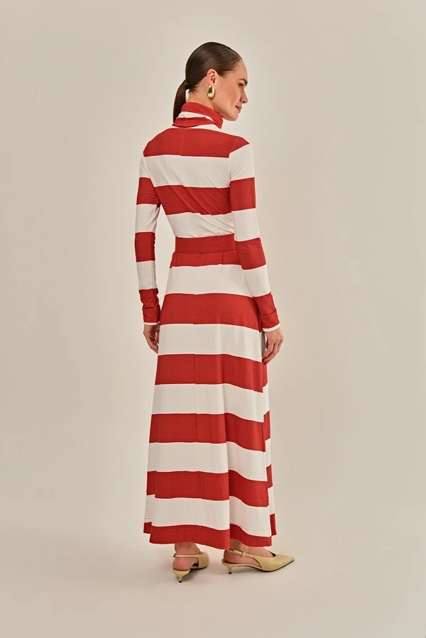 Vestido Drica Malha Canelada