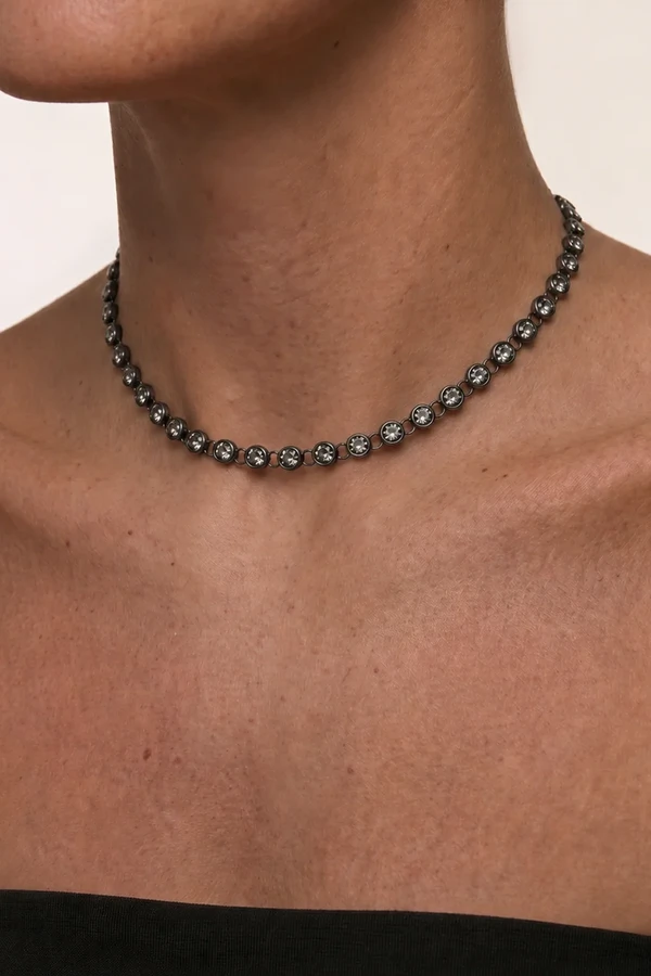 Colar Ponto de Luz Black Diamond