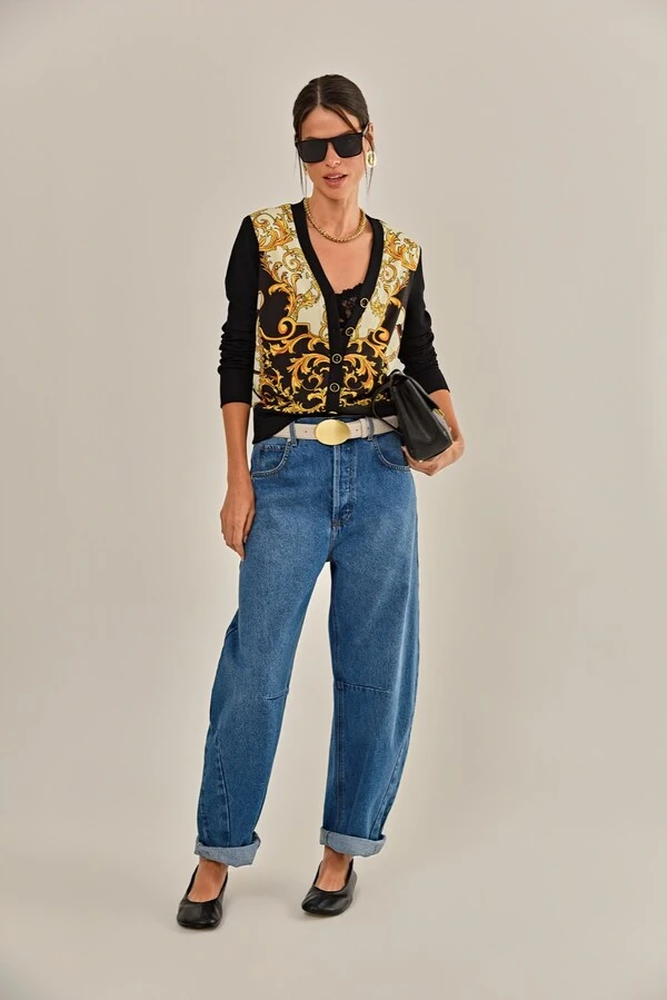 Cardigan Isadora Preto