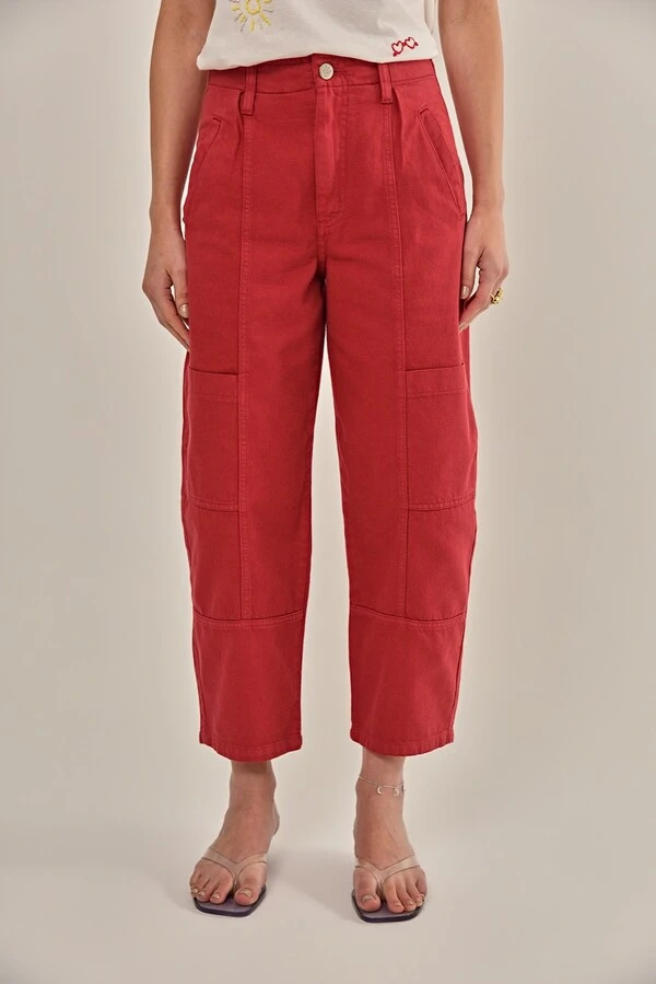 Calça Mabel Sarja Tinturada