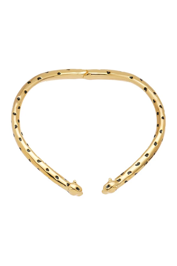 Colar Choker Leopardo