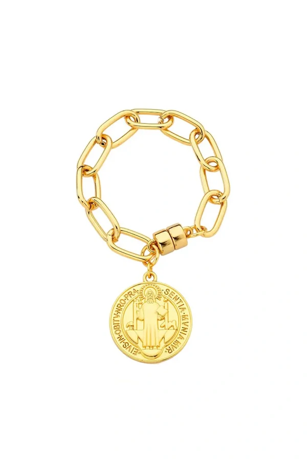 Pulseira Elos Pingente São Bento