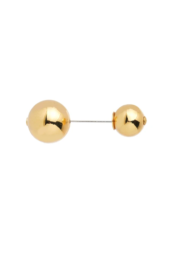 Broche Alfinete Bola Metal Dourado