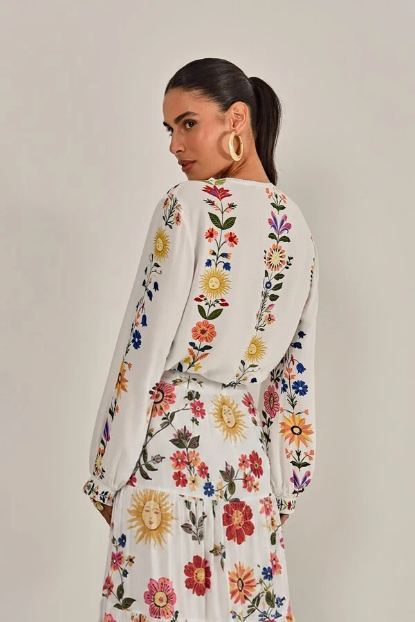 Blusa joy Estampa Floral