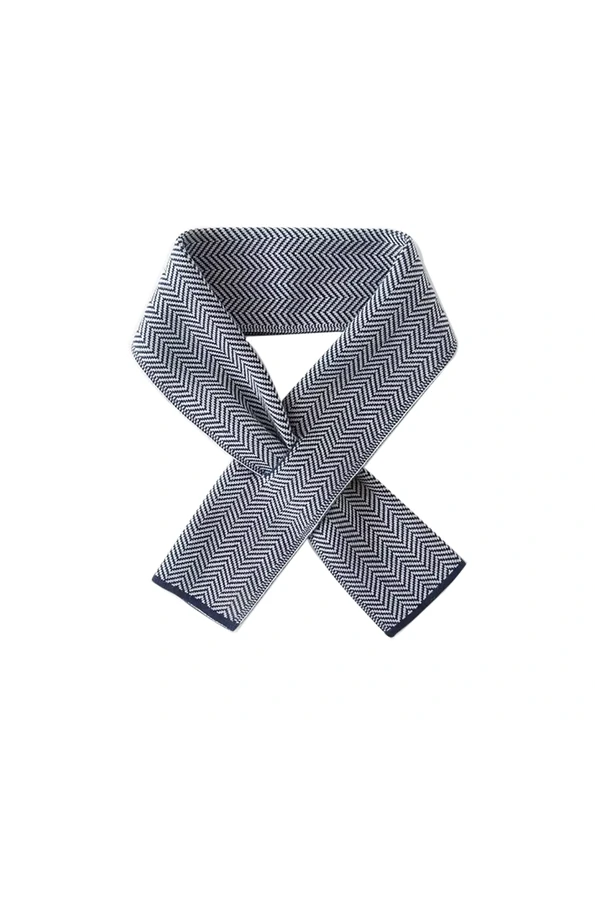 Petit Cachecol Chevron Marinho