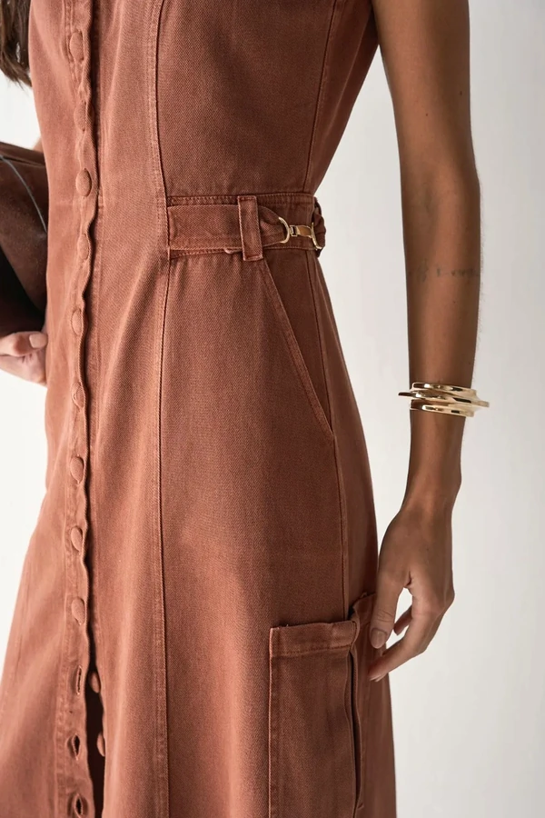 Vestido de Sarja Livia