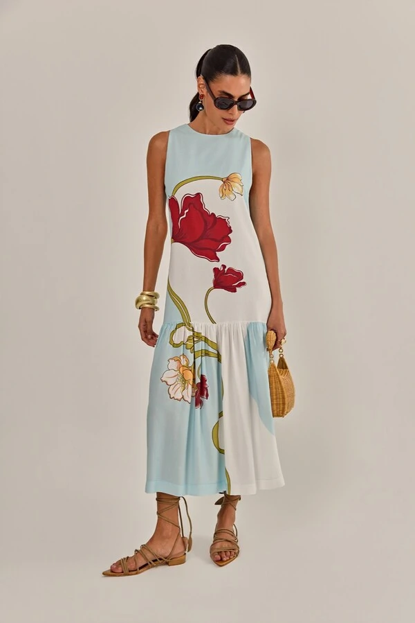 Vestido Mara Crepe em Viscose