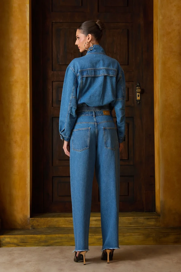 Calça Jeans Barrel