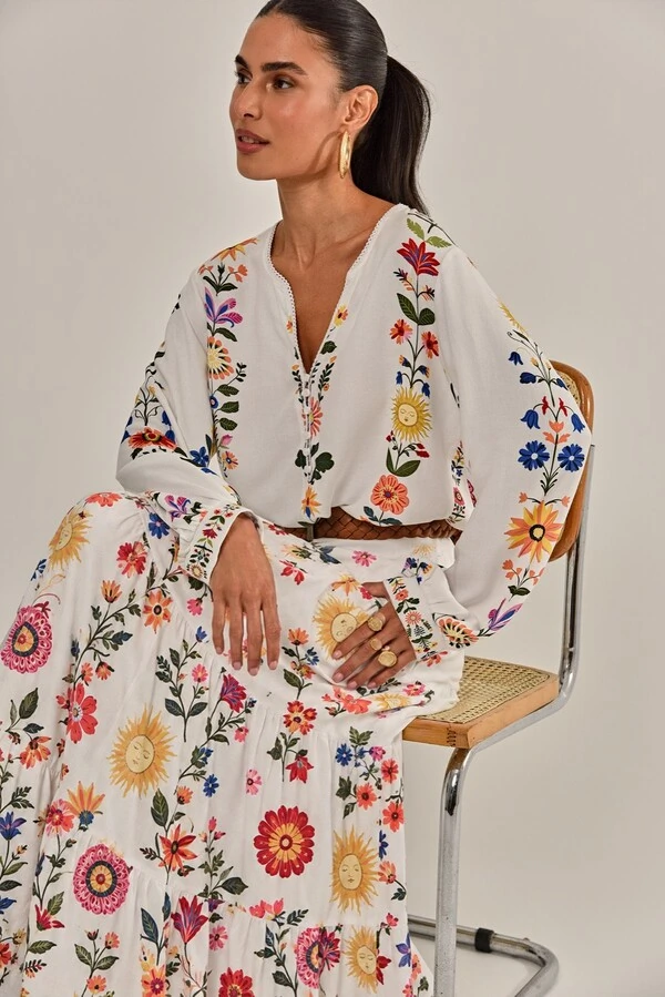 Blusa joy Estampa Floral