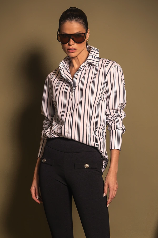 Camisa Lauryn Listrada