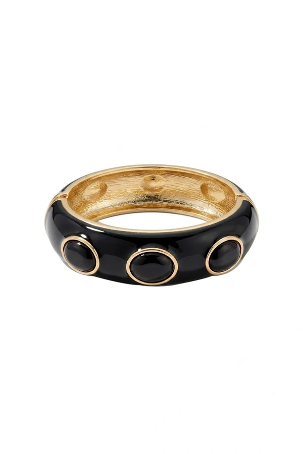 Pulseira Esmaltada Preta