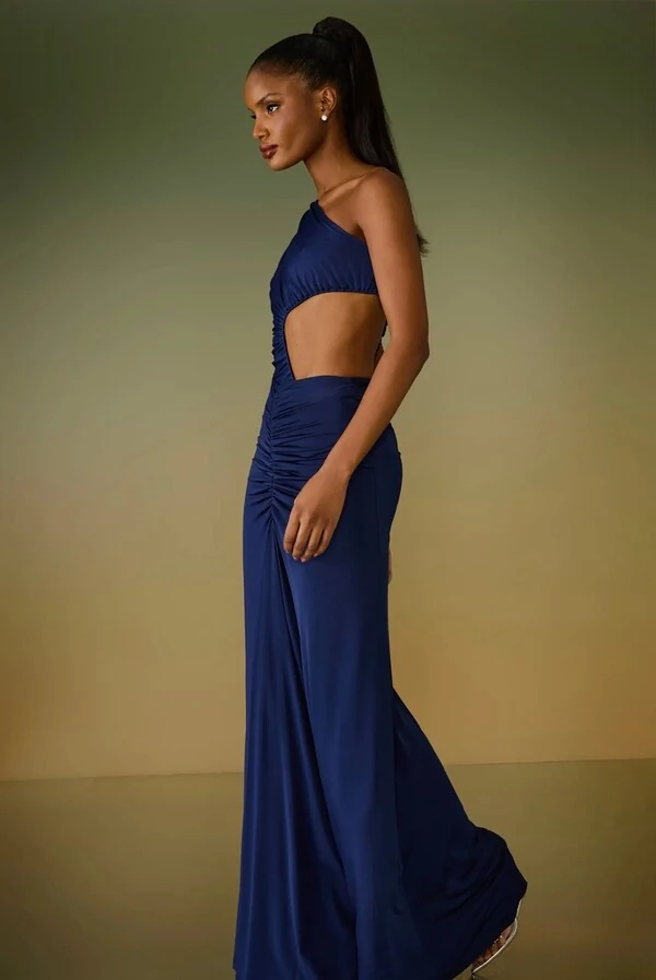 Saia Longa Cora Drapeada