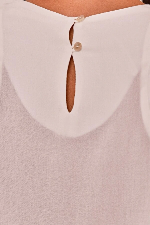 Blusa Rosa Crepe de Viscose