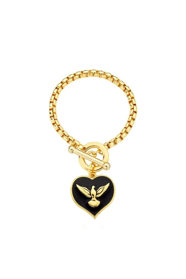 Pulseira Corrente Pomba da Paz