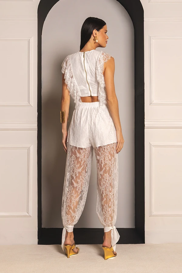 Calça Gamboa Off White