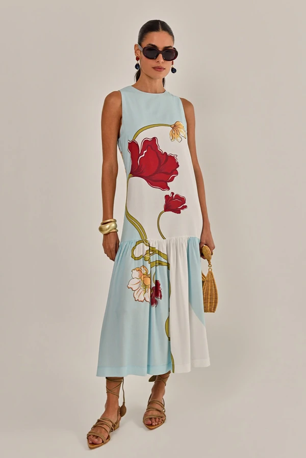 Vestido Mara Crepe em Viscose