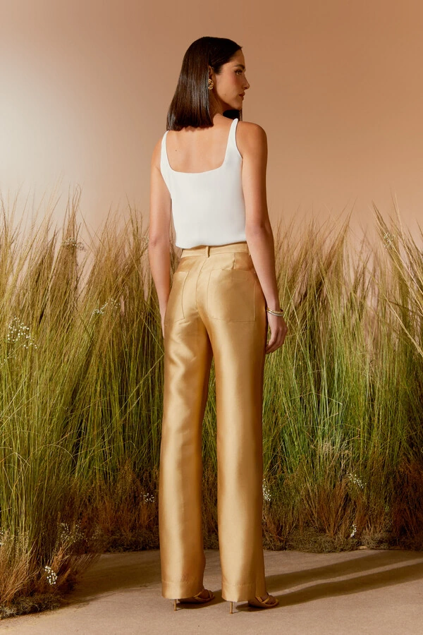 Calça Nervura Bolso