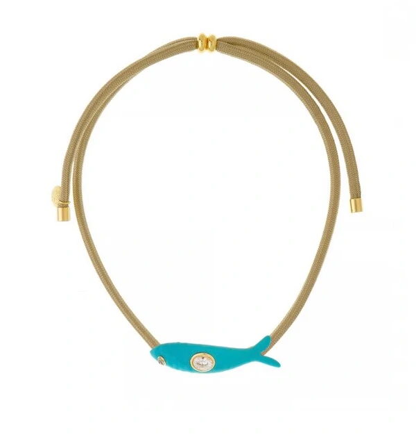 Colar Choker Sardines Ajustável