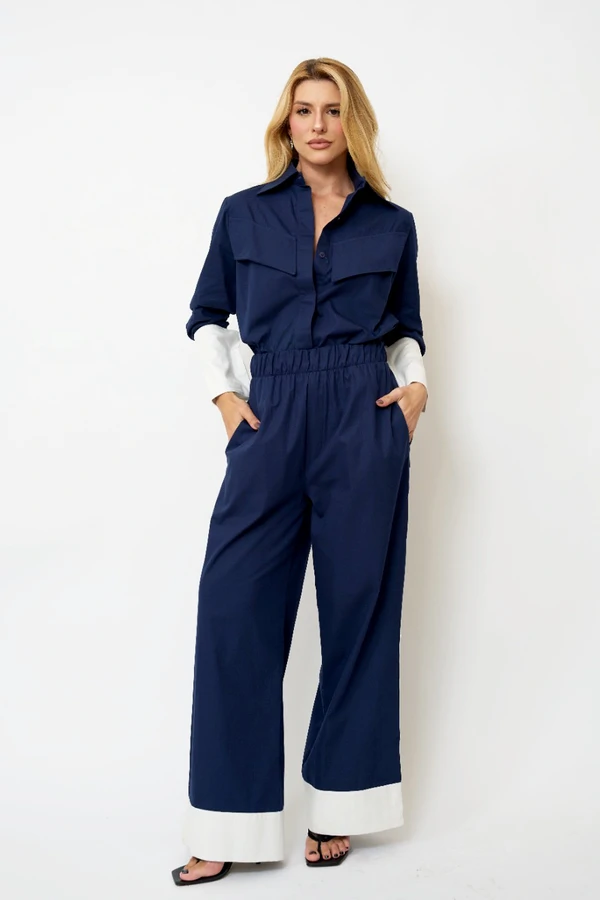 Conjunto Bicolor Tricoline