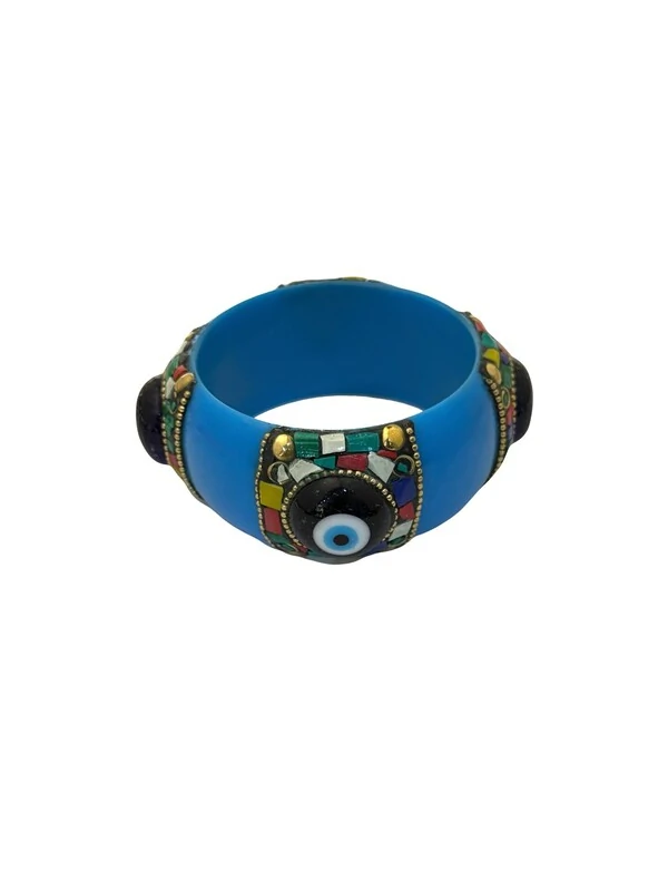 Pulseira Resina Olho Grego Marroquina