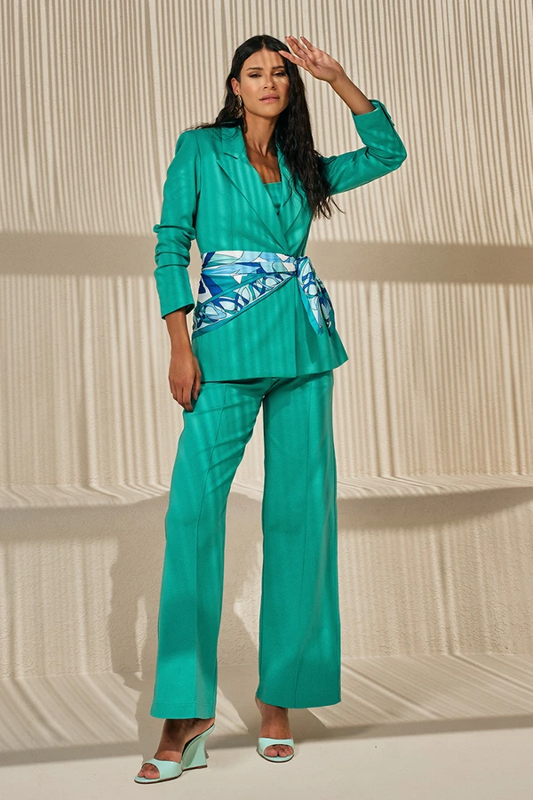 Calça Mildford Alfaiataria Turquesa