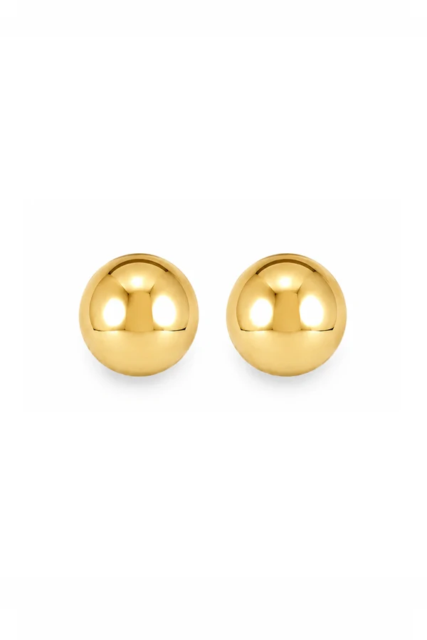 Brinco Canopla de Pressão Dourado