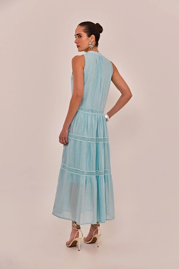 Vestido Rose Azul Claro