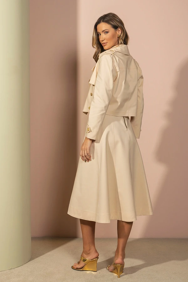 Vestido Beth Cru