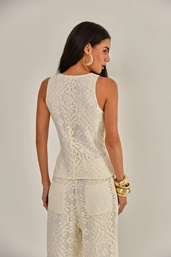 Colete Luz Off White
