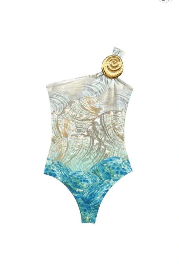 Maiô Abalone Detalhe Dourado