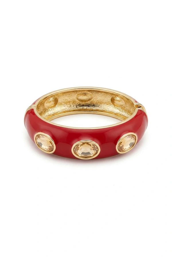 Pulseira Esmaltada Vermelha