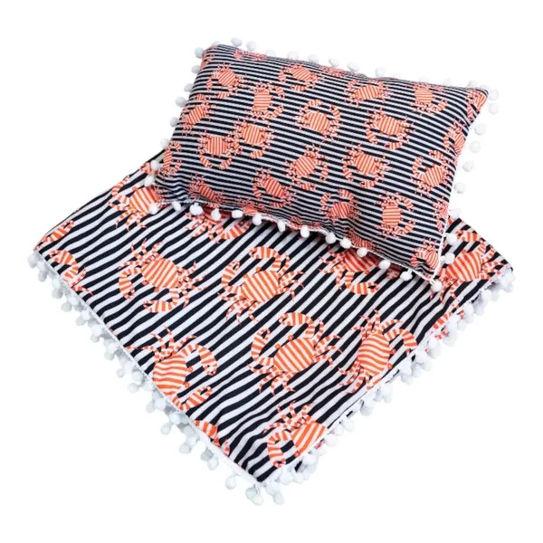 Kit Mini Travesseiro + Toalha Pareô