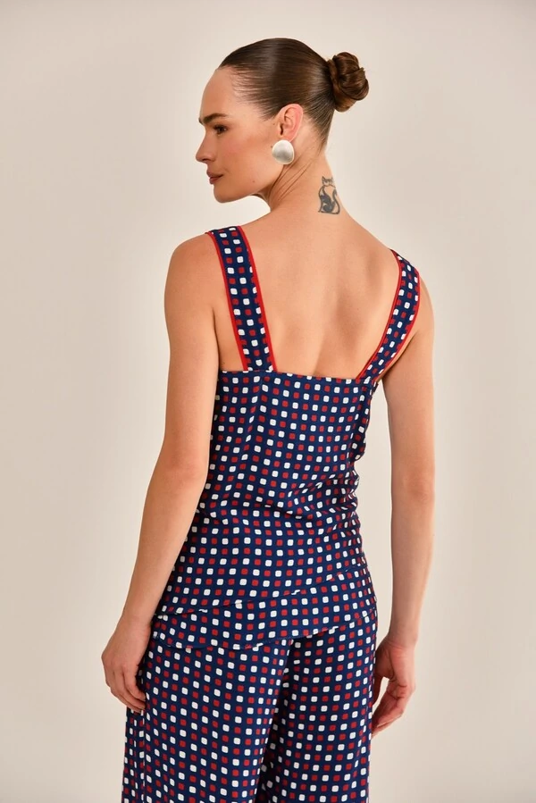 Blusa Afeto Viscose Estampada