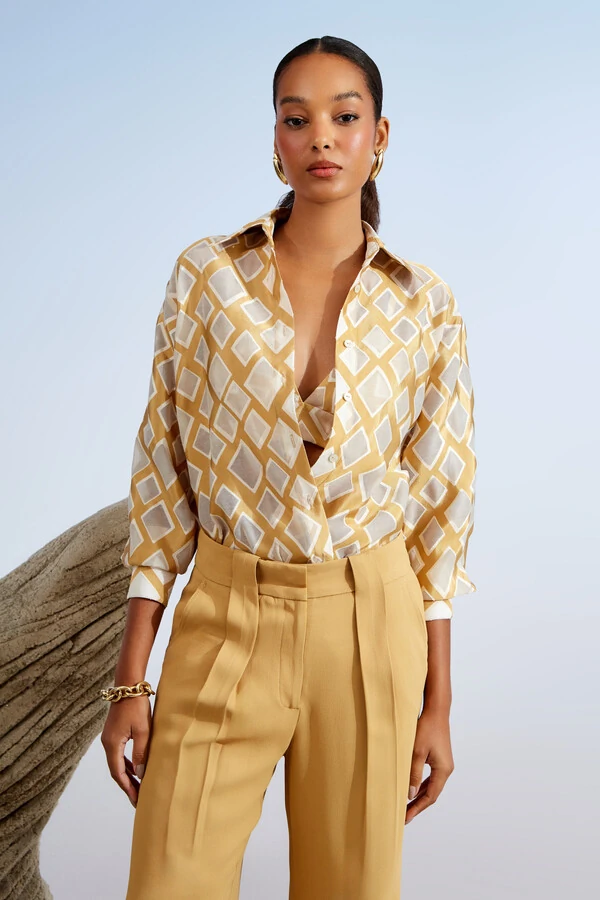 Camisa Devorê Losangos