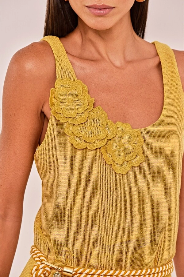 Blusa Ranya Tela Bordada