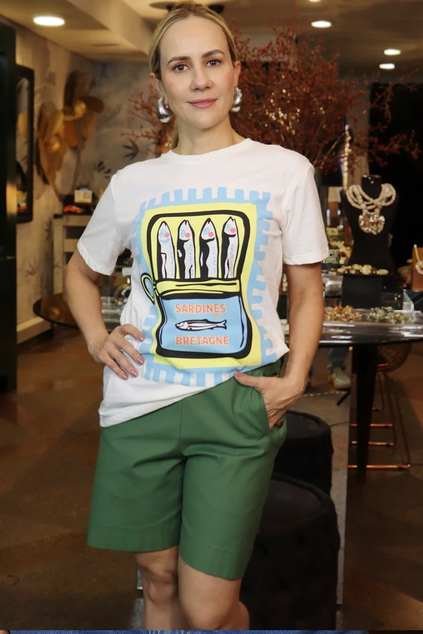 Camiseta Sardinha Amarela