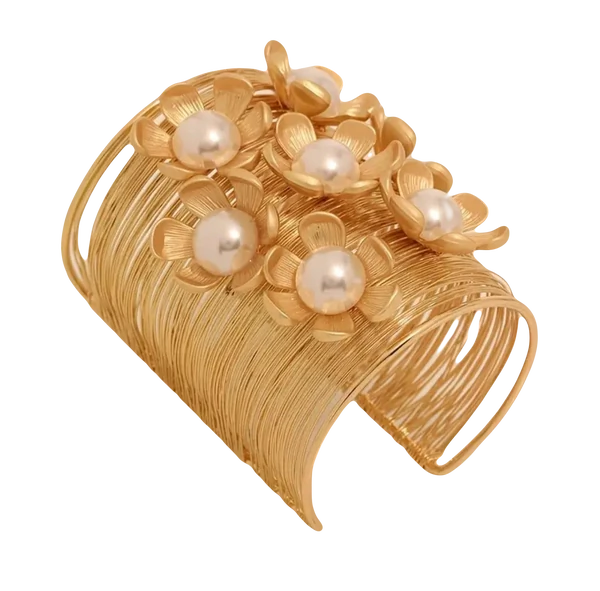 Bracelete Aramado Flores