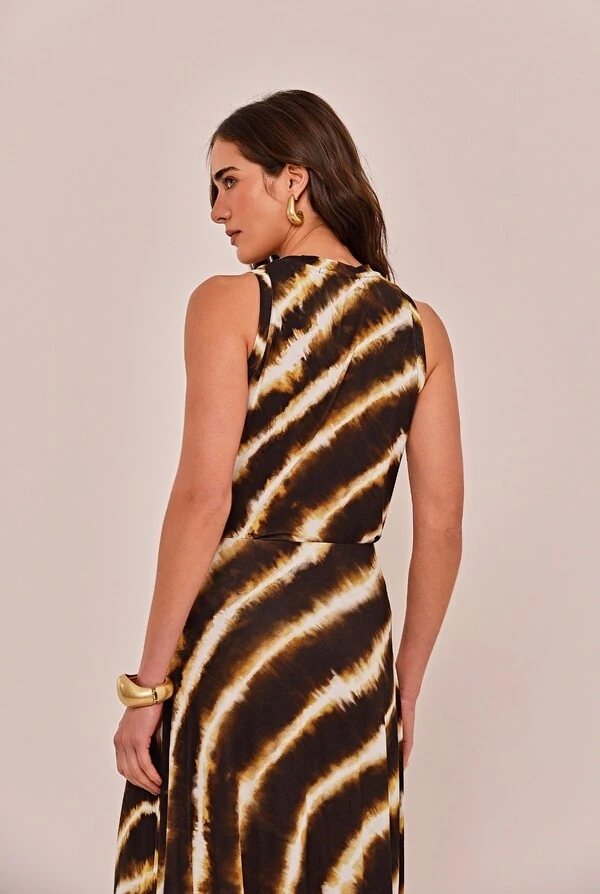 Blusa Tisse Viscose Estampada