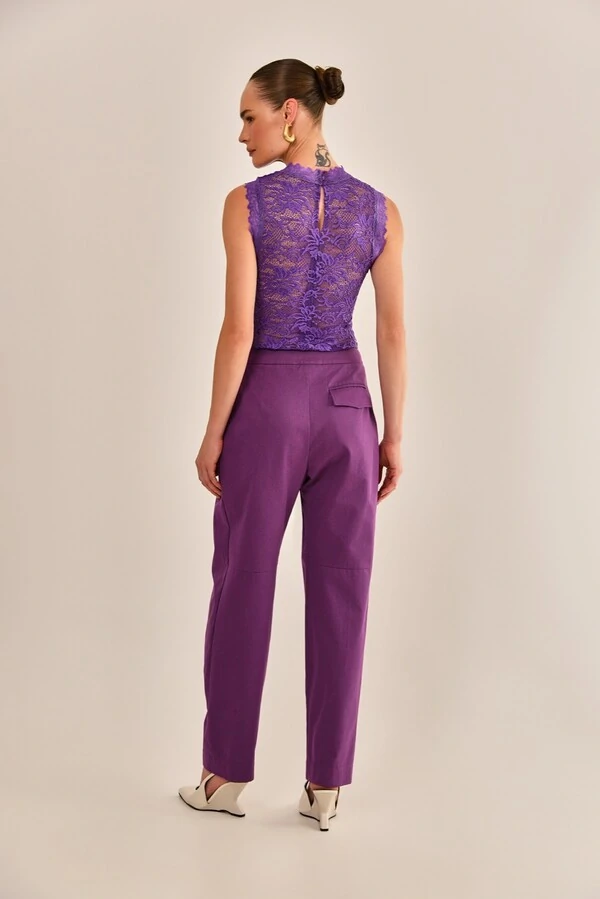 Calça Ully Alfaiataria de Algodão