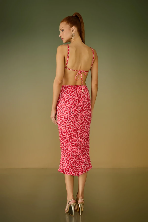 Saia Midi Gigi Drapeada