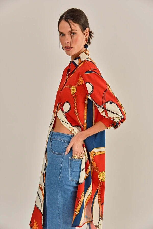 Vestido Iara Crepe Estampado