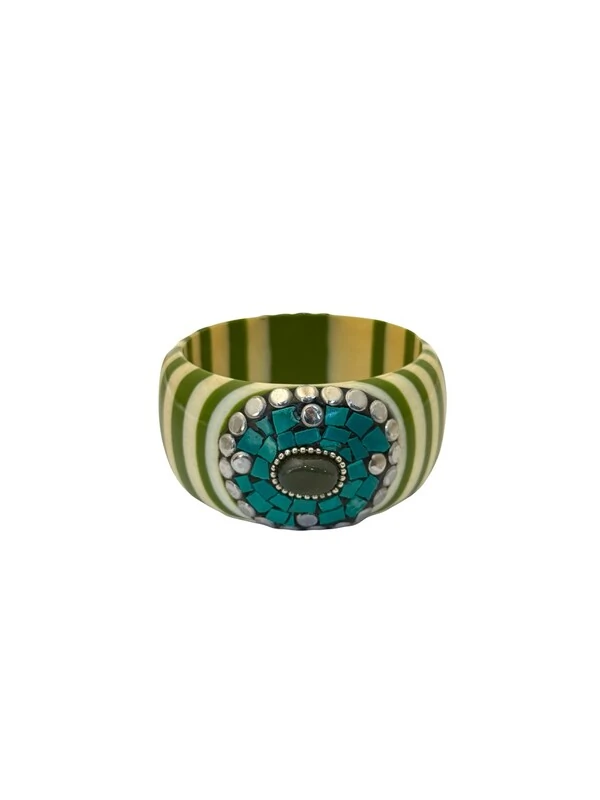 Pulseira Resina Listrada Marroquina