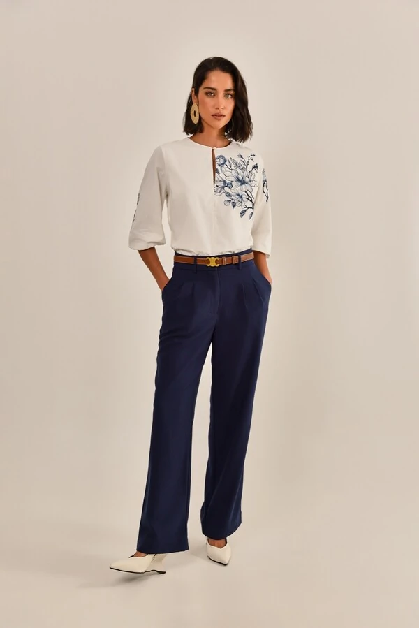 Blusa Babilônia Tricoline